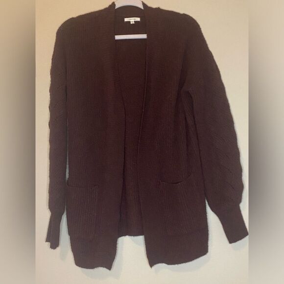 Maurice’s Brown Open Front Cardigan Sweater - Picture 1 of 3